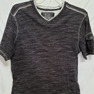 Broken Threads Men's Black/Gray SL T Shirt (Size M)